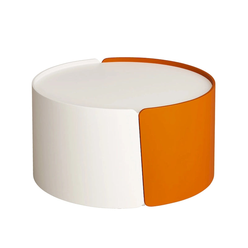 Tables basses — Tables rondes et guéridons ; incluant des tables d'appoint de style moderne dotées de plateaux coulissants extensibles