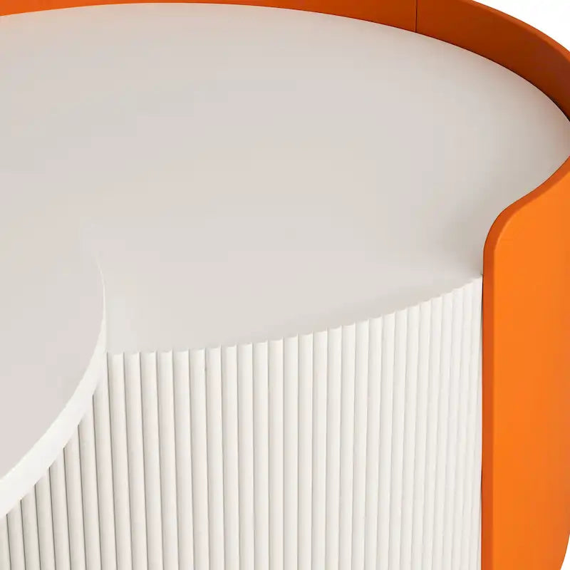 Tables basses — Tables rondes et guéridons ; incluant des tables d'appoint de style moderne dotées de plateaux coulissants extensibles