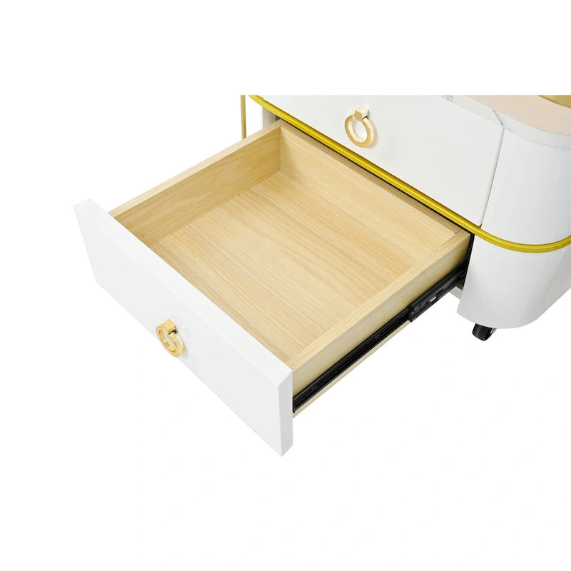 Table basse à roulettes