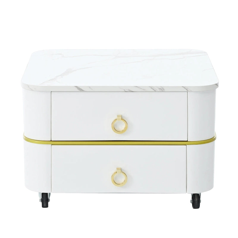 Table basse à roulettes