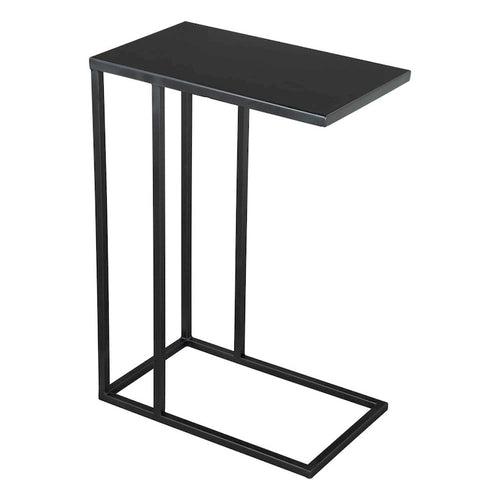 24 Table d'appoint abstraite en fer noir - 17' X '23.6' X '11