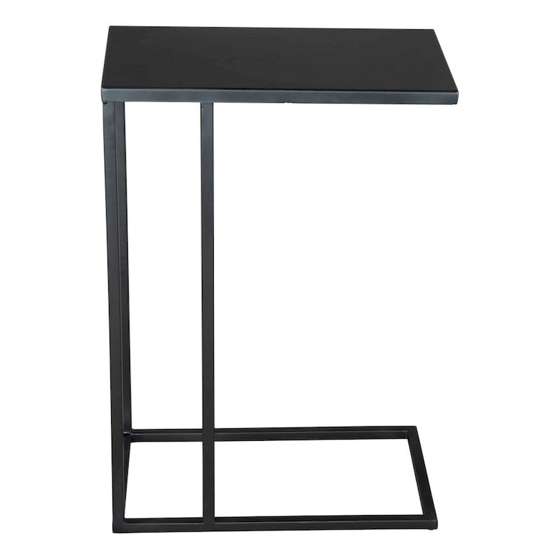 24 Table d'appoint abstraite en fer noir - 17' X '23.6' X '11
