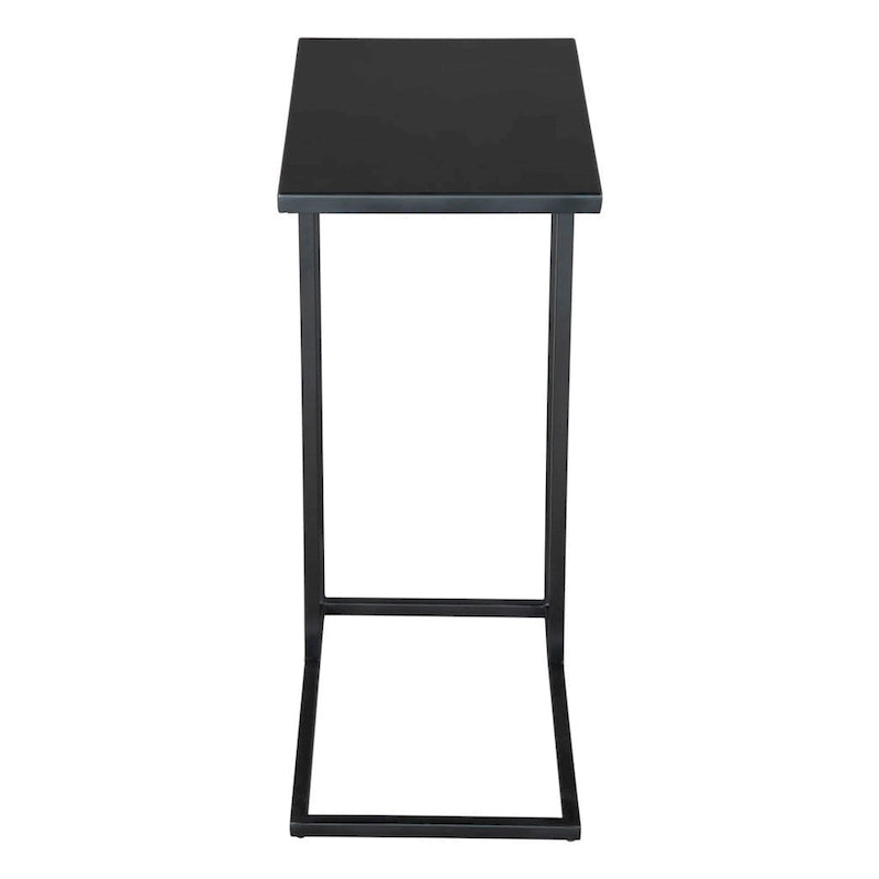 24 Table d'appoint abstraite en fer noir - 17' X '23.6' X '11