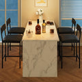Ensemble de 2 tabourets de bar, tabourets de bar de cuisine avec repose-pieds