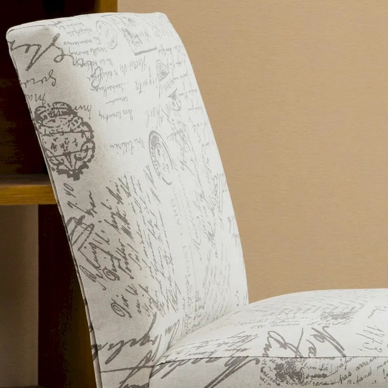 Fauteuil d'appoint moderne de 64,7 cm avec pieds en bois pour salon