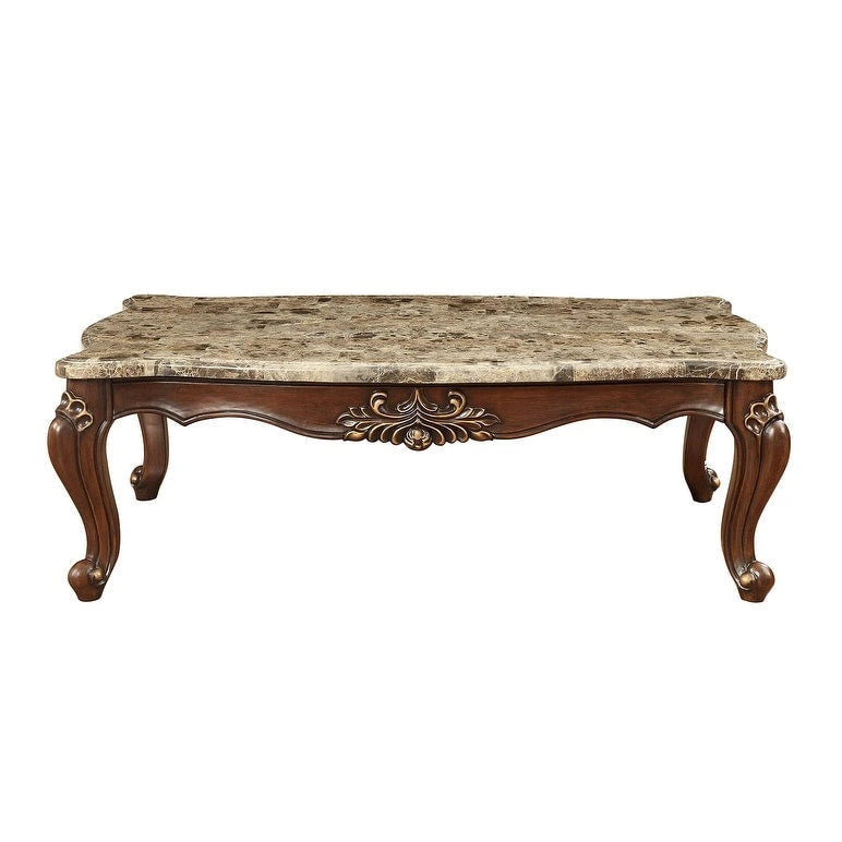 Table basse en marbre véritable de forme libre 34 - 34