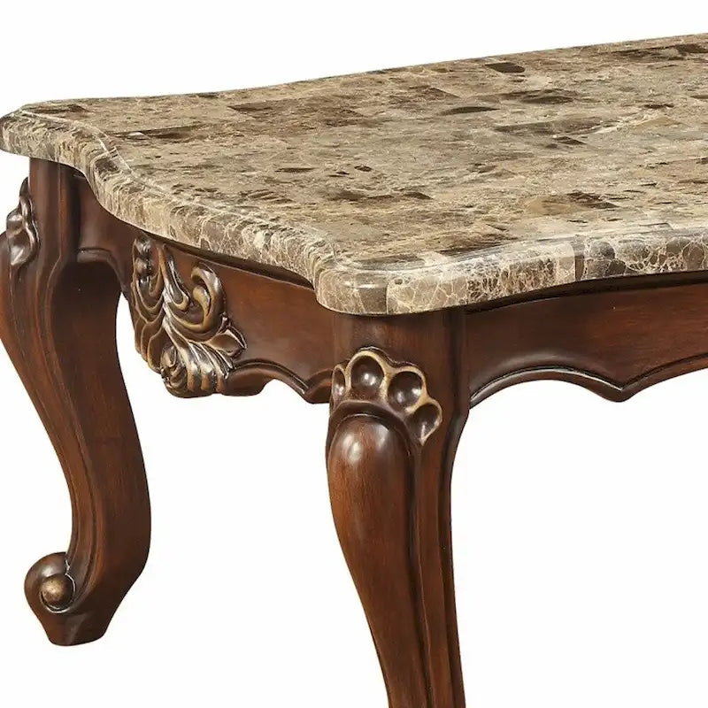 Table basse en marbre véritable de forme libre 34 - 34