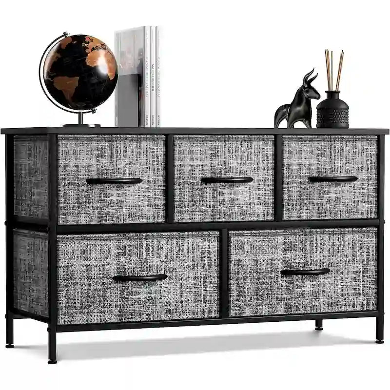 Commode à 5 tiroirs Meuble de rangement pour la maison, la chambre