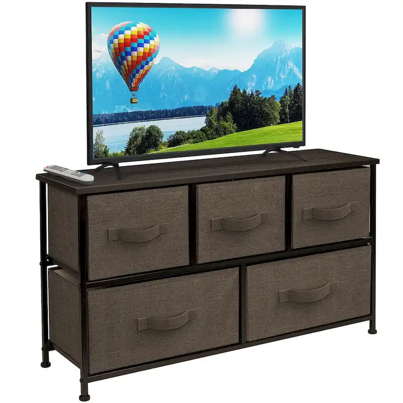 Commode à 5 tiroirs Meuble de rangement pour la maison, la chambre