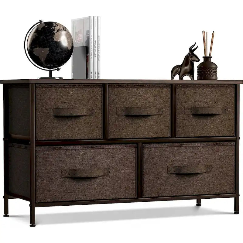 Commode à 5 tiroirs Meuble de rangement pour la maison, la chambre