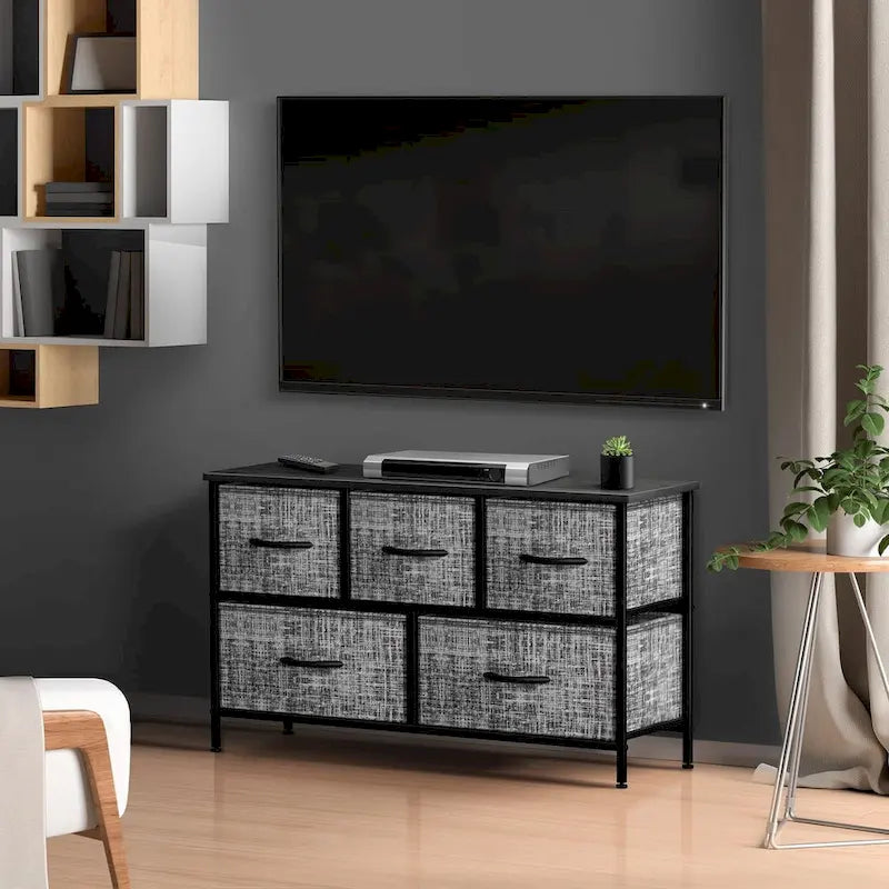 Commode à 5 tiroirs Meuble de rangement pour la maison, la chambre