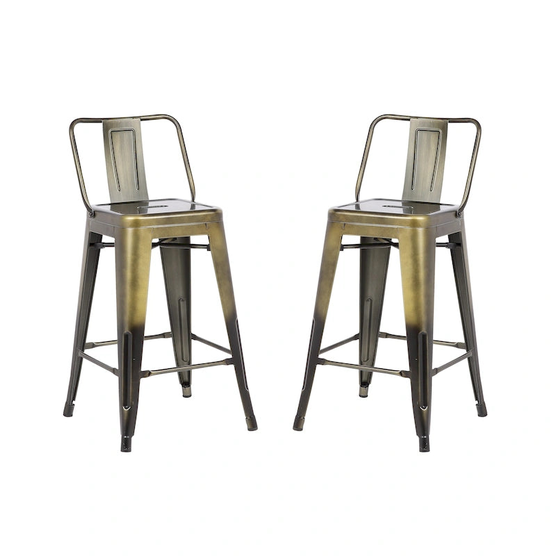 Tabouret de bar en métal de 24 pouces