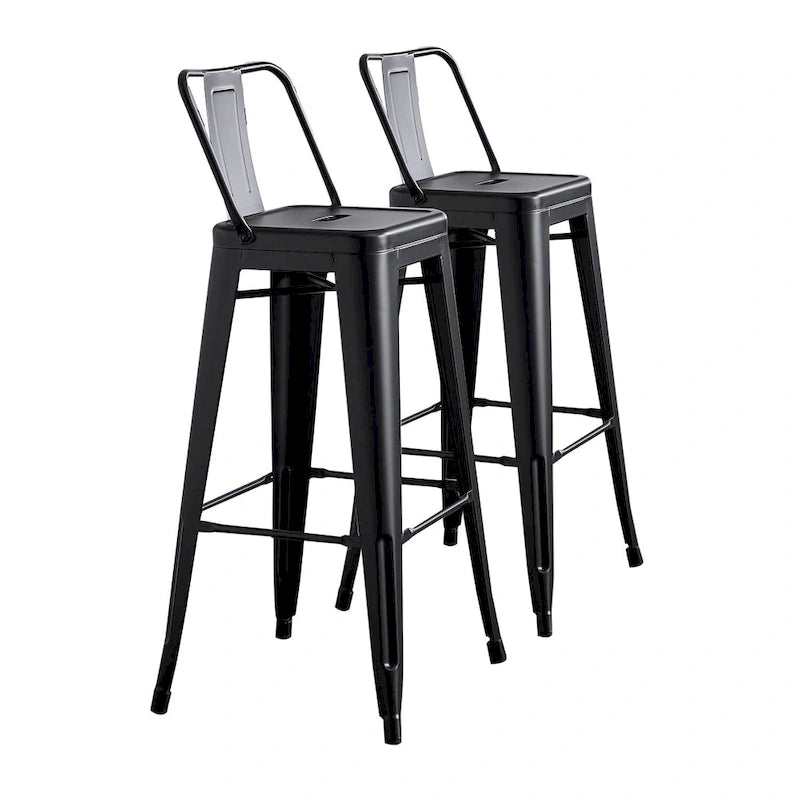 Tabouret de bar en métal de 24 pouces