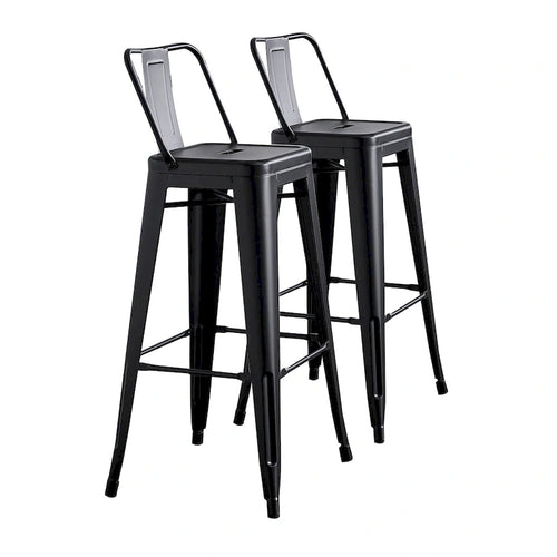 Tabouret de bar en métal de 24 pouces