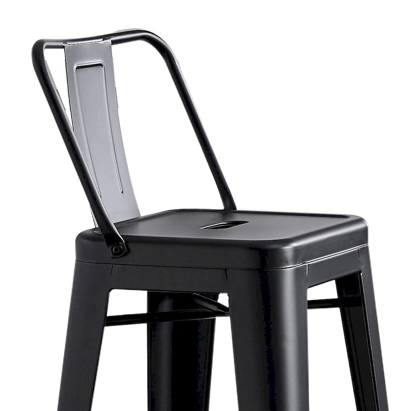 Tabouret de bar en métal de 24 pouces