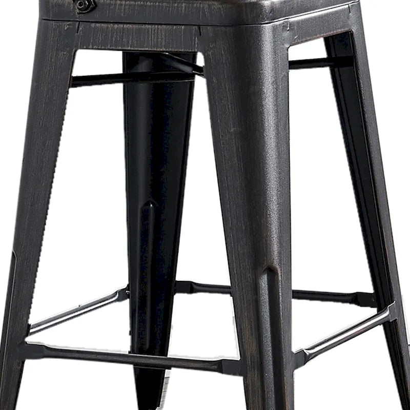 Tabouret de bar en métal de 24 pouces