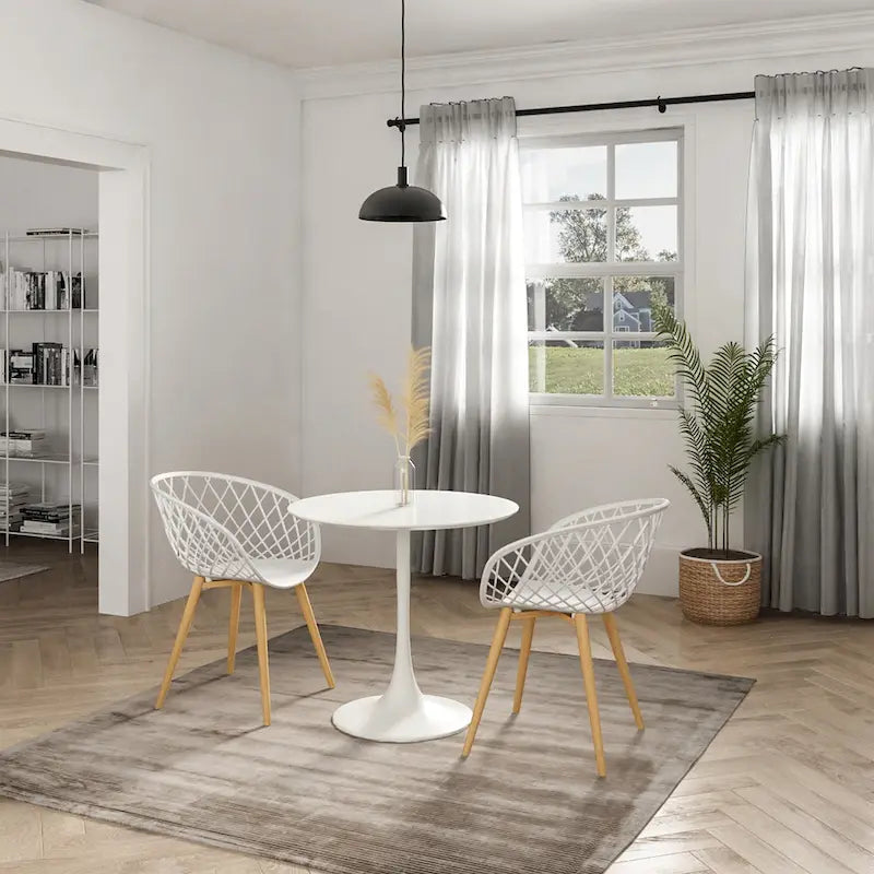 Table de café mi-siècle moderne de 31,5 pouces