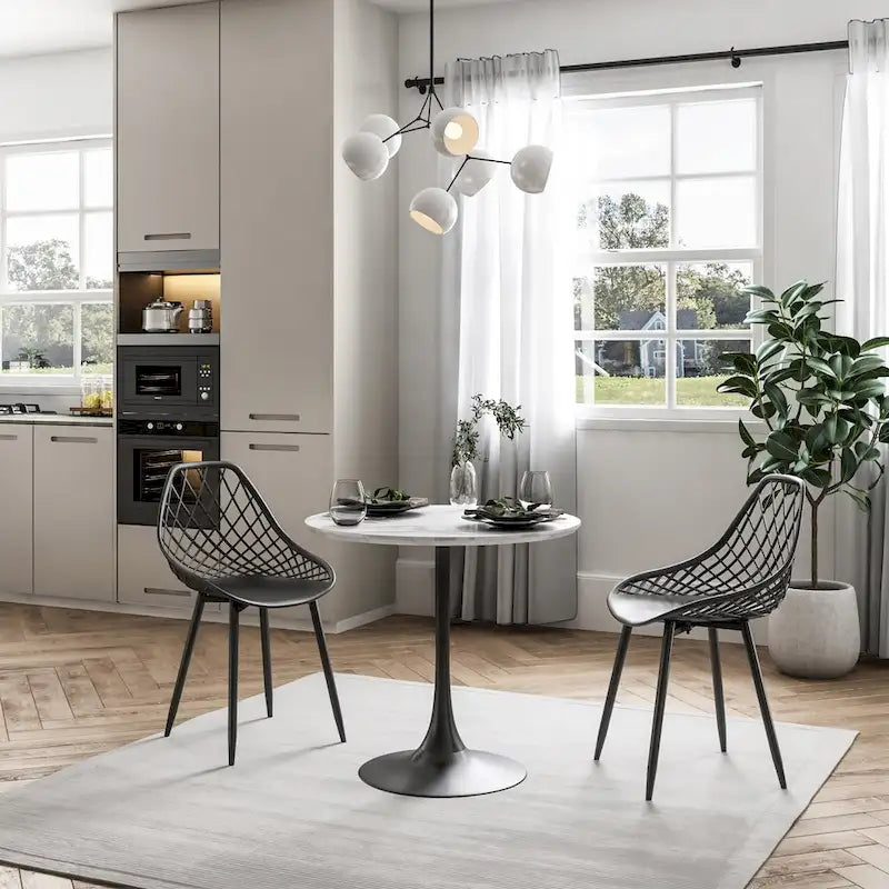 Table de café mi-siècle moderne de 31,5 pouces