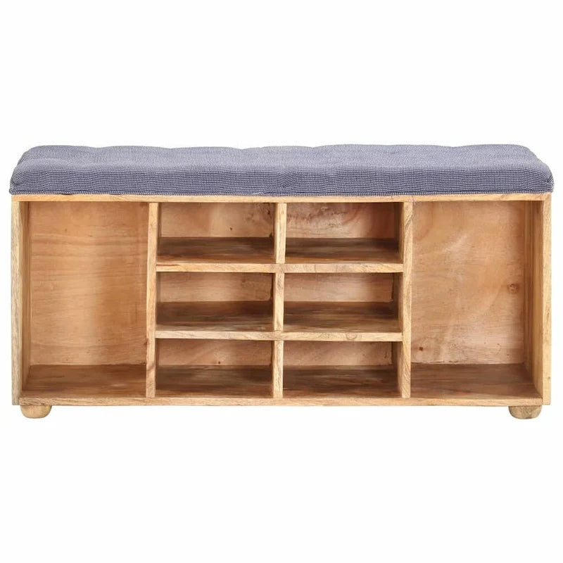 Banc d'entrée 100x35x47 cm Bois de manguier massif