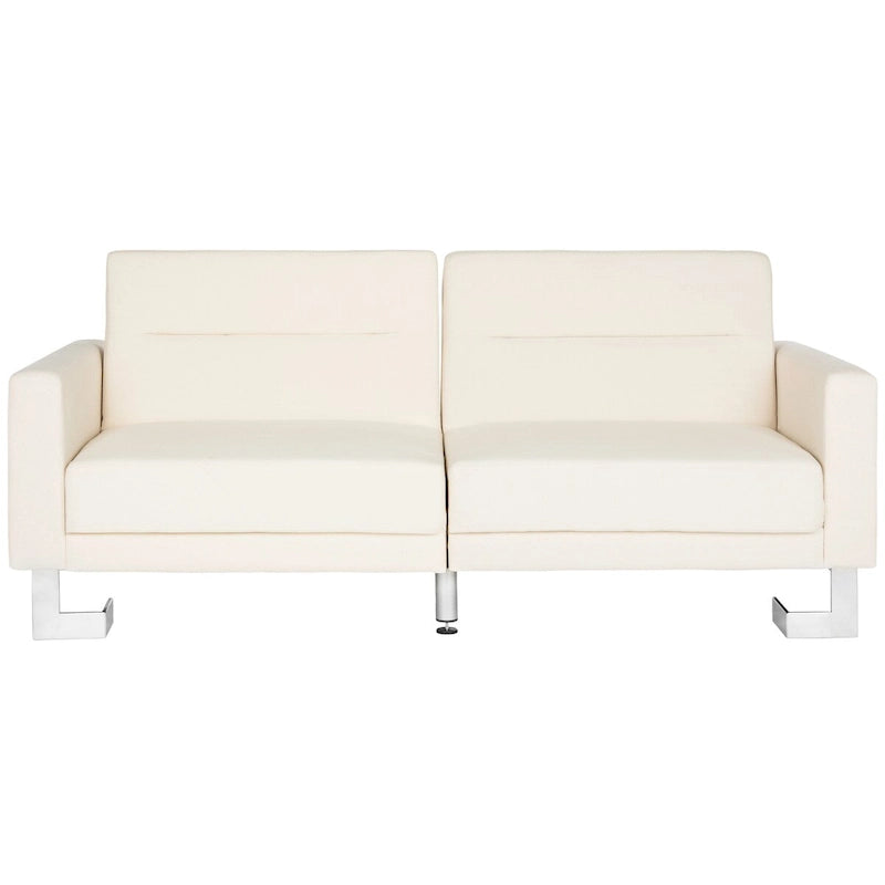 Canapé-lit deux-en-un moderne et pliable, beige