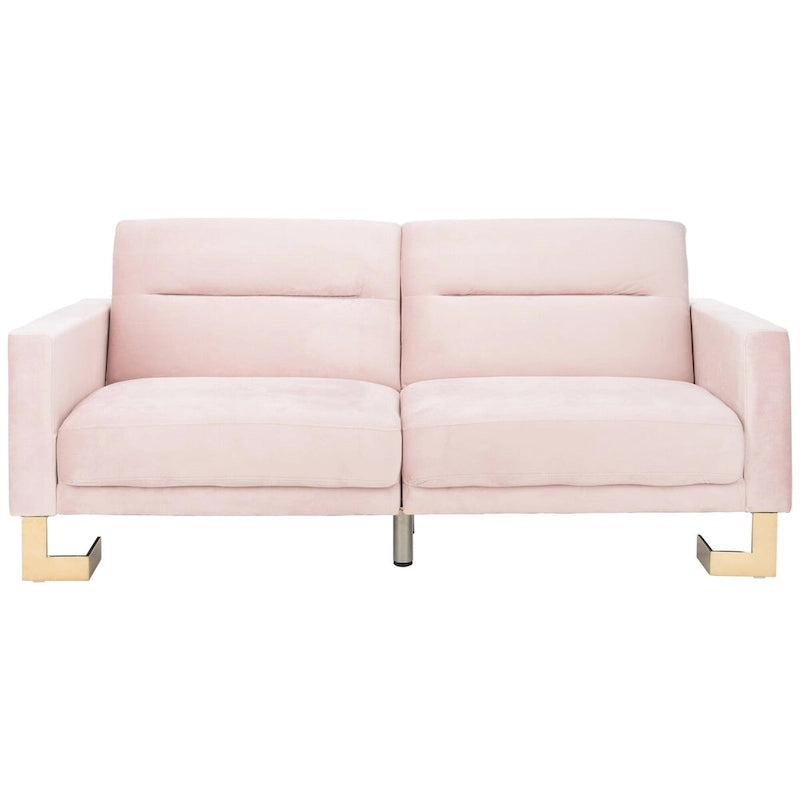 Canapé-lit deux-en-un moderne et pliable, beige