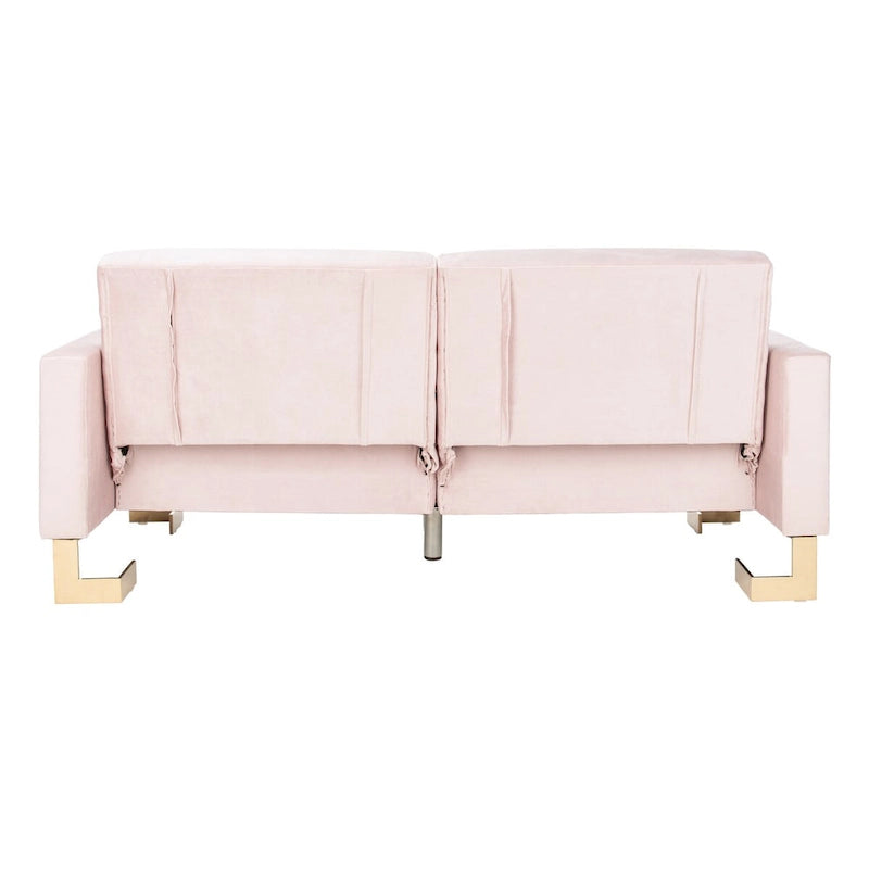 Canapé-lit deux-en-un moderne et pliable, beige