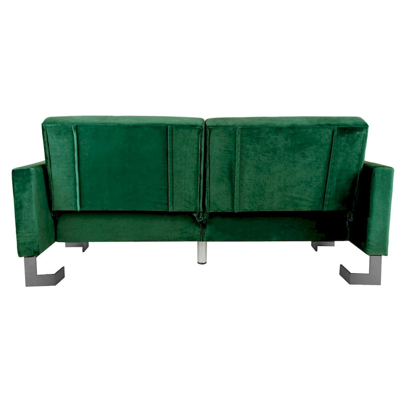 Canapé-lit deux-en-un moderne et pliable, beige