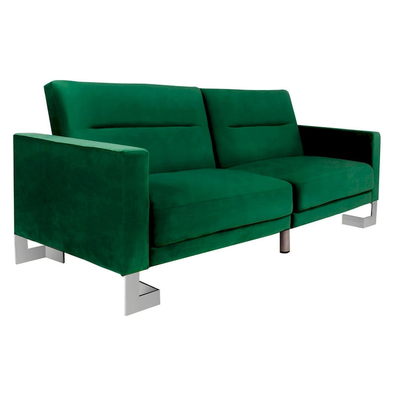 Canapé-lit deux-en-un moderne et pliable, beige