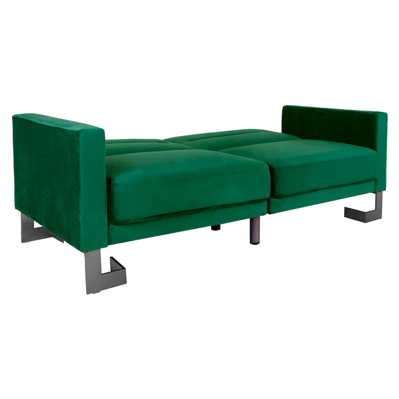 Canapé-lit deux-en-un moderne et pliable, beige