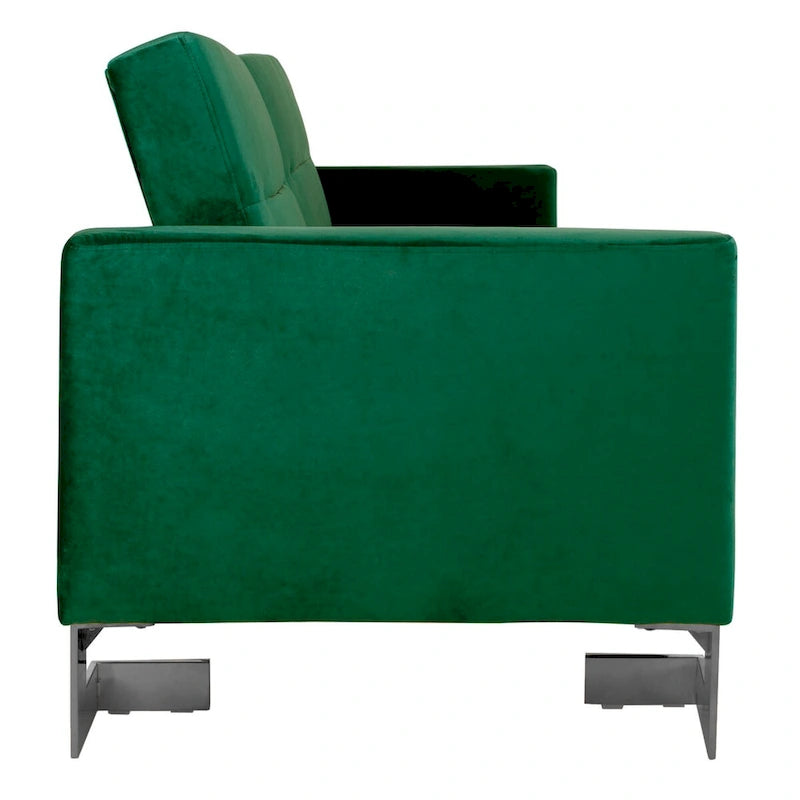 Canapé-lit deux-en-un moderne et pliable, beige