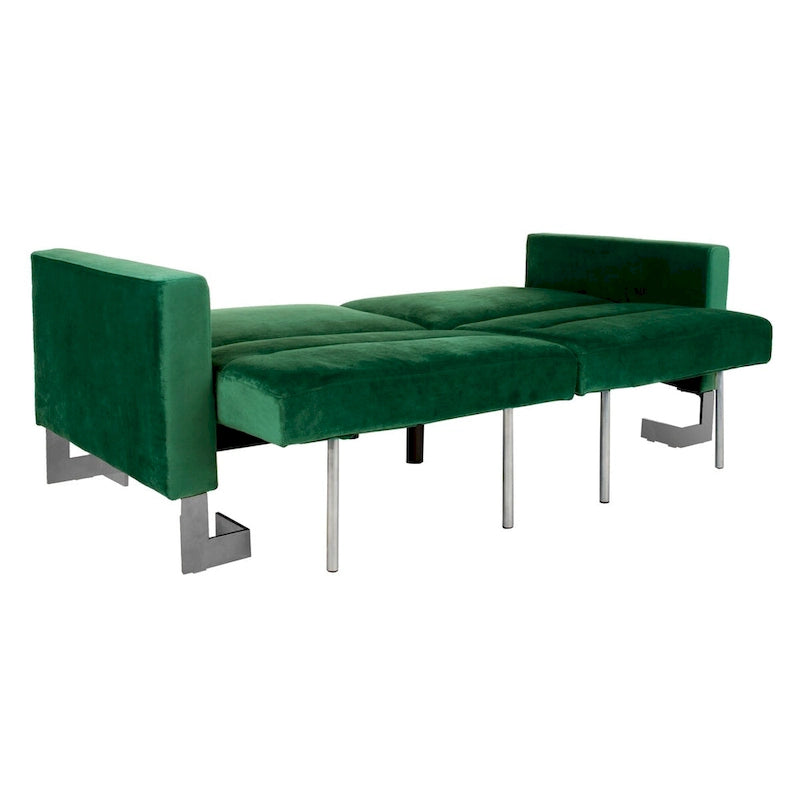 Canapé-lit deux-en-un moderne et pliable, beige