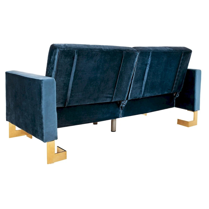 Canapé-lit deux-en-un moderne et pliable, beige