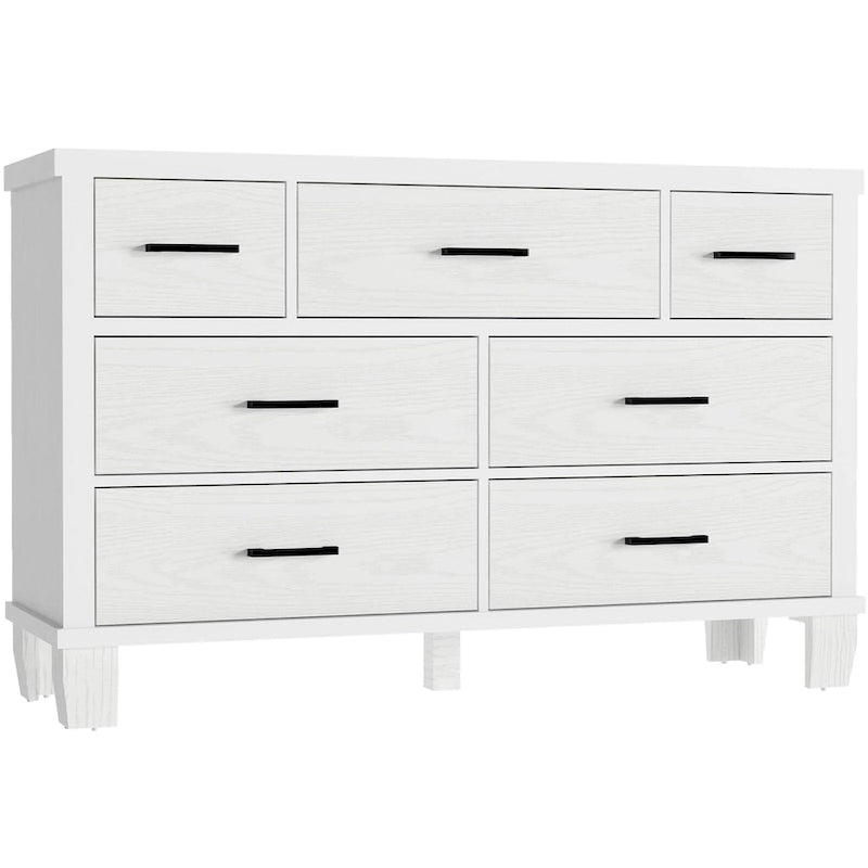 Commode vintage 6/7 tiroirs pour chambre à coucher