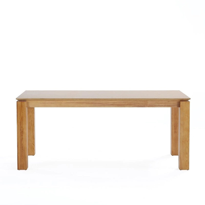 Table de salle à manger moderne en bois massif de 180 cm