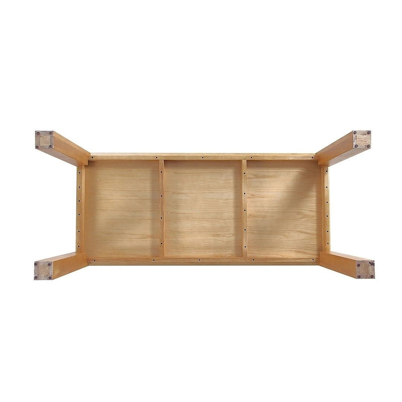Table de salle à manger moderne en bois massif de 180 cm
