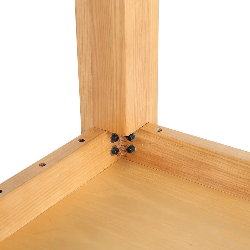 Table de salle à manger moderne en bois massif de 180 cm