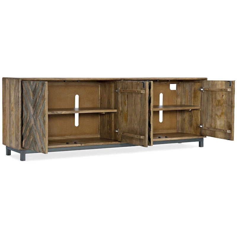 Meuble TV à quatre portes - 86 L x 30 H x 18 P