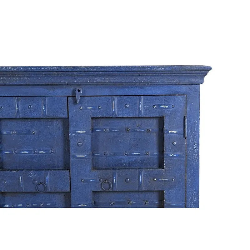 Buffet de salle à manger en bois bleu 72 po