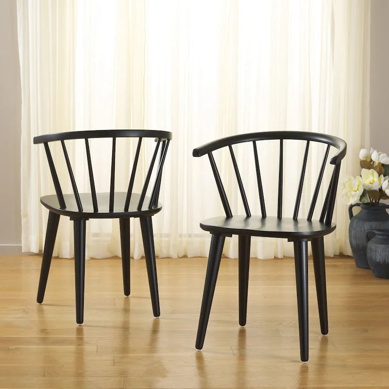 Chaise à dossier incurvé de 18 pouces [LOT de 2] - 21 L x 21 P x 30 H