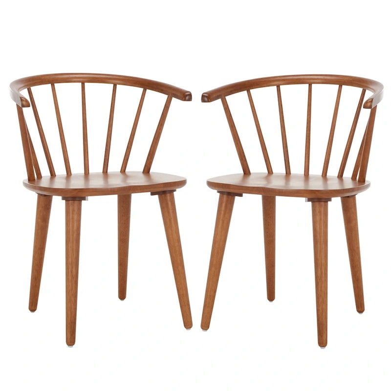Chaise à dossier incurvé de 18 pouces [LOT de 2] - 21 L x 21 P x 30 H