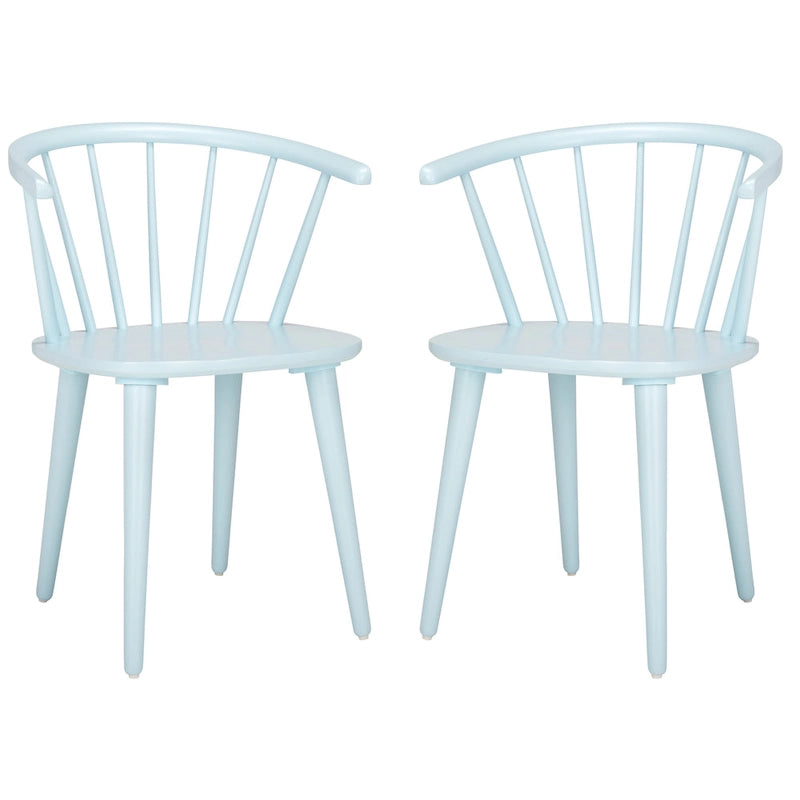 Chaise à dossier incurvé de 18 pouces [LOT de 2] - 21 L x 21 P x 30 H